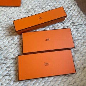Three small size Hermes box